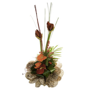 Christmas modern bouquet Christmas flower delivery Sheffield