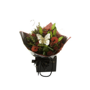 Christmas gift bag Christmas flower delivery Sheffield