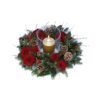 hurricane and flower ring Christmas flower delivery Sheffield