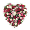 Sheffield funeral flowers rose heart floral tribute