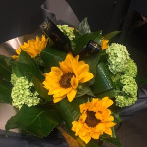 Sunflower bouquet florist Sheffield