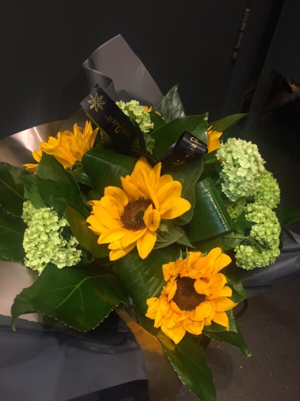 Sunflower bouquet florist Sheffield