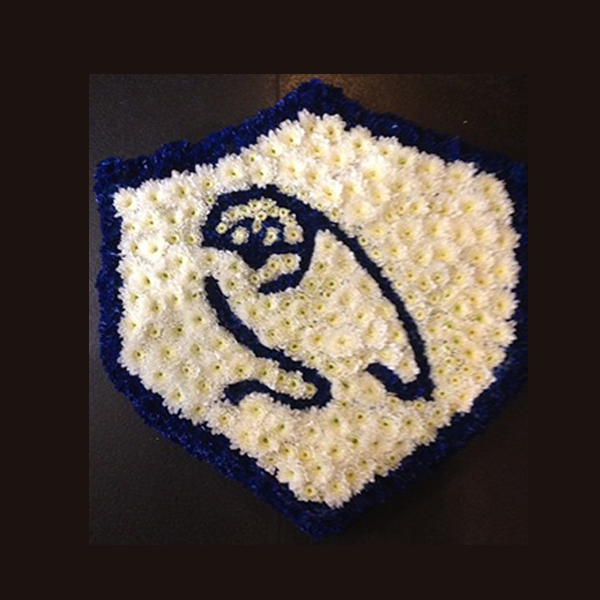 funeral flowers Sheffield Wednesday SWFC badge