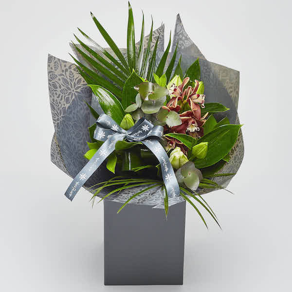 orchid lily bouquet online flowers Sheffield