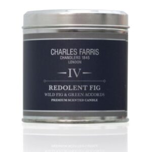 Charles Farris redolent fig candle tin