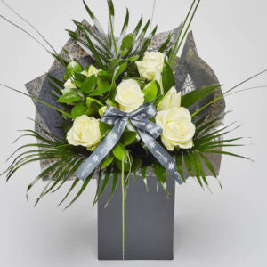 roses and lilies bouquet flowers Sheffield