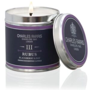 Charles Farris Rubus Candle TIn