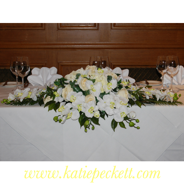 top table arrangement wedding flowers Sheffield flower delivery